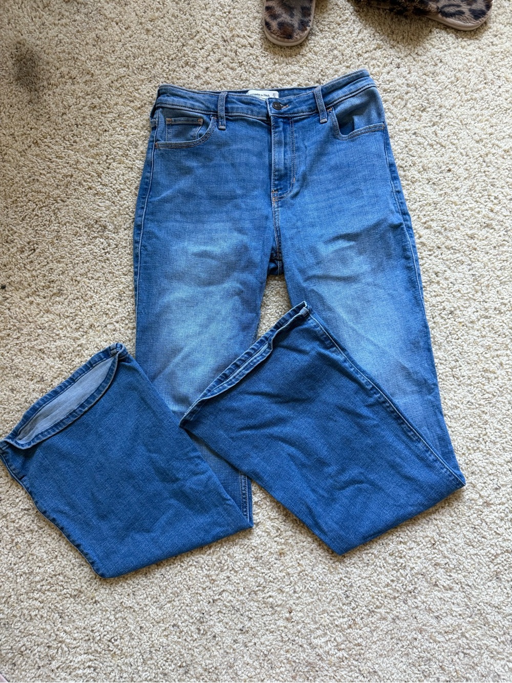 Classic Blue flare jeans